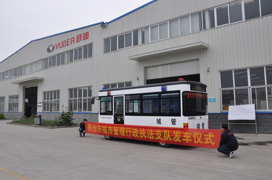 河北邢臺：移動警務室接車，開啟市容市貌治理