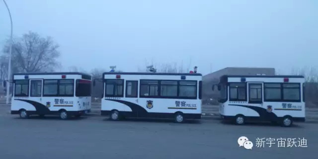 躍迪移動警務室批量發車邢臺—零距離服務群眾