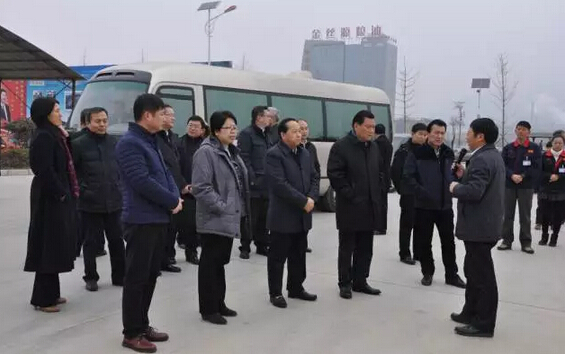 中央國家機關工委副書記陳存根一行到躍迪集團旗下陜西躍迪新能源汽車有限公司調研