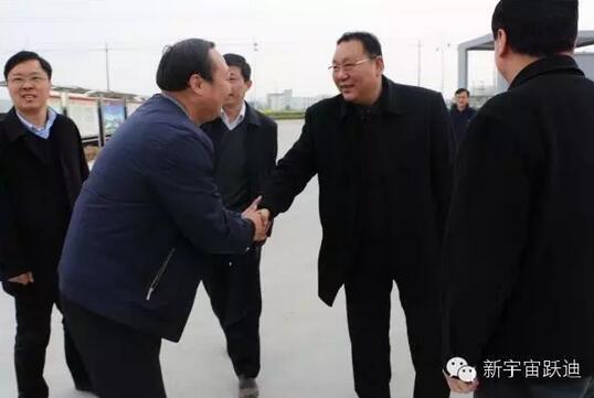 安慶市委常委、副市長華克思一行到躍迪集團旗下安慶安達爾汽車制造有限公司調研