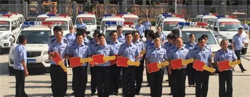 躍迪電動(dòng)巡邏車發(fā)放儀式