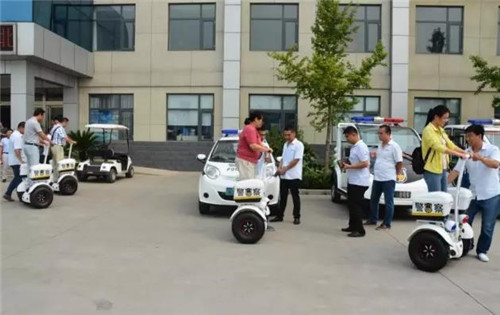 警用巡邏平衡車試駕