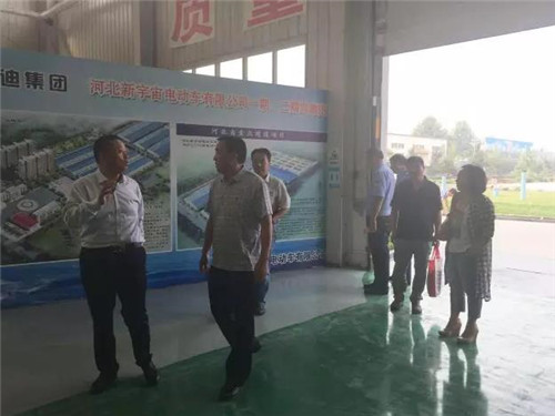 河北省交管局車駕管支隊機動車管理大隊領導到躍迪集團實地調研