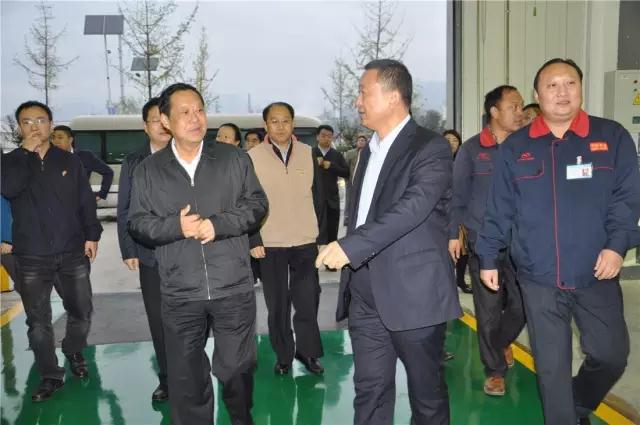 全國政協副主席劉曉峰到躍迪集團旗下陜西躍迪新能源汽車有限公司調研