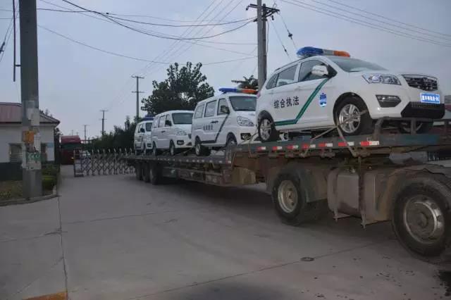 躍迪電動綜合執法車順利發往天津