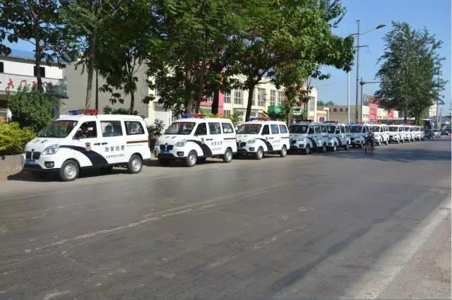 石家莊高新區購置電動巡邏車發車儀式