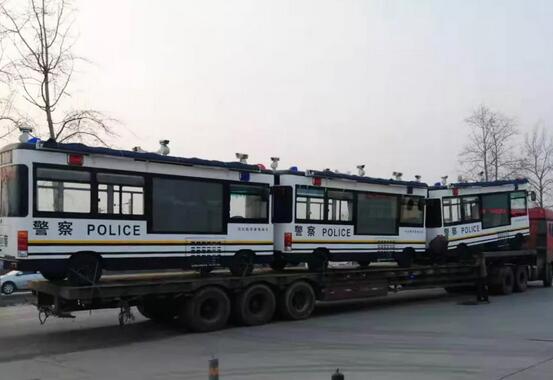 躍迪移動警務室發車冀南地區,鑄造安全屏障