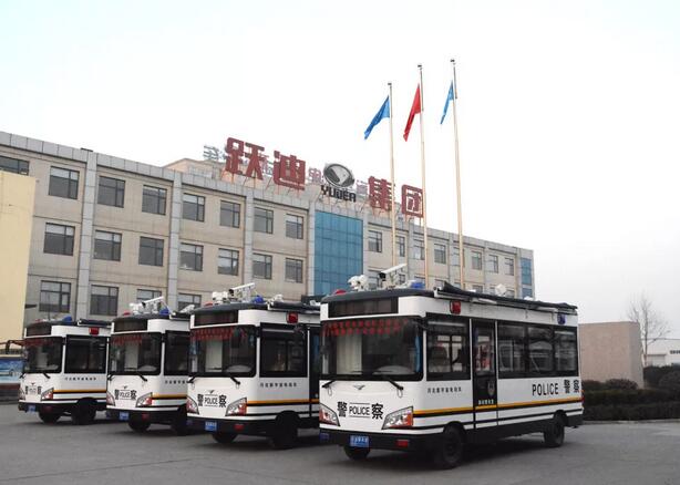躍迪移動警務室發車冀南地區,鑄造安全屏障
