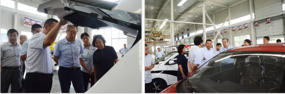 河北省政協副主席盧曉光，河北省委統戰部副部長、省工商聯黨組書記郭翠朵率調研組到躍迪集團開展重點提案督辦調研