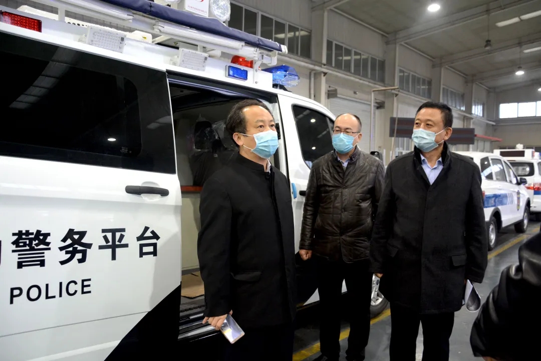 河北省工信廳廳長龔曉峰蒞臨躍迪集團考察防疫工作站生產情況