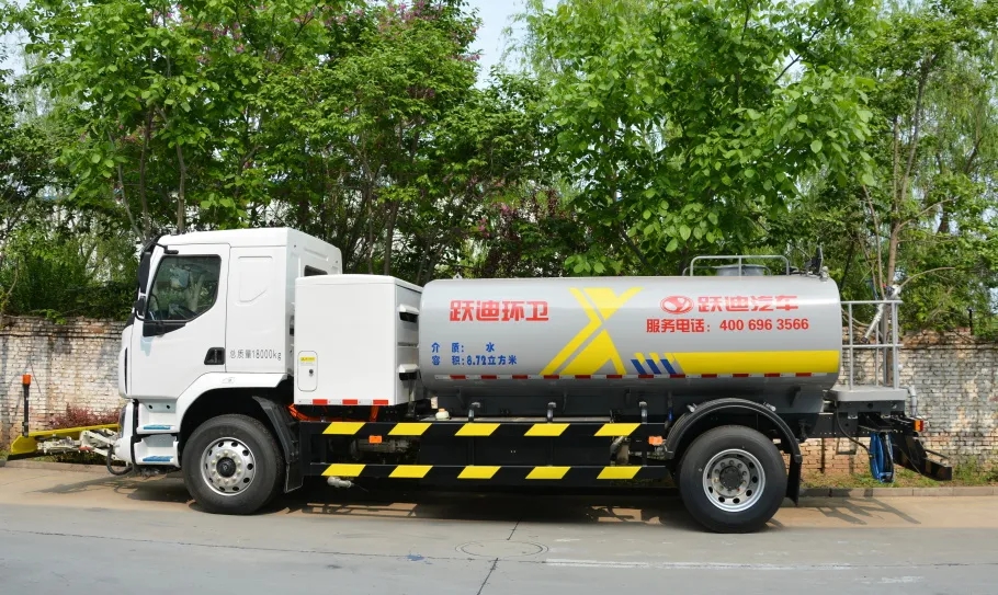 躍迪純電動(dòng)高壓清洗車—以高壓之力，凈城市之塵