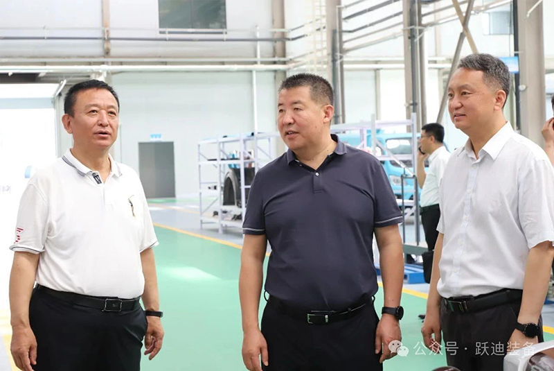 中國重汽集團董事長劉正濤到躍迪集團調研